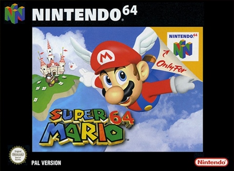 Paper selling Mario for Nintendo 64 MINT